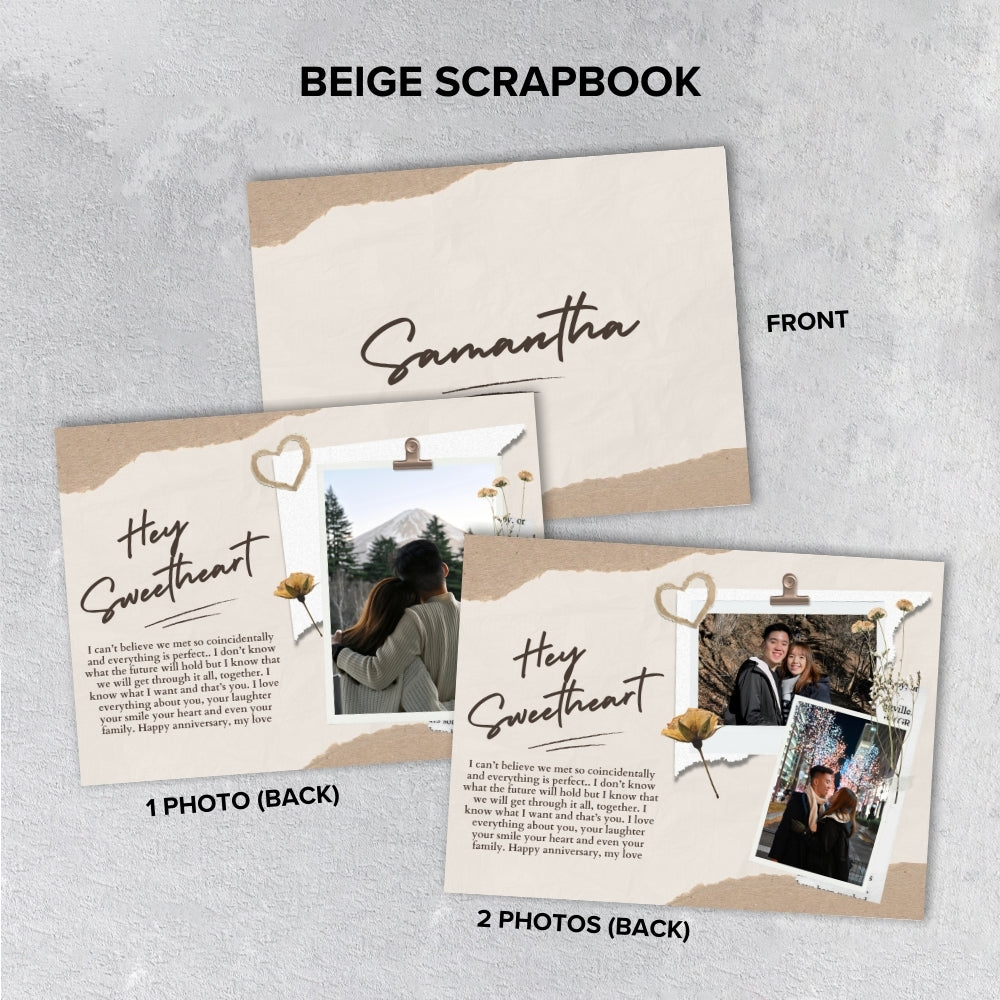Beige Scrapbook