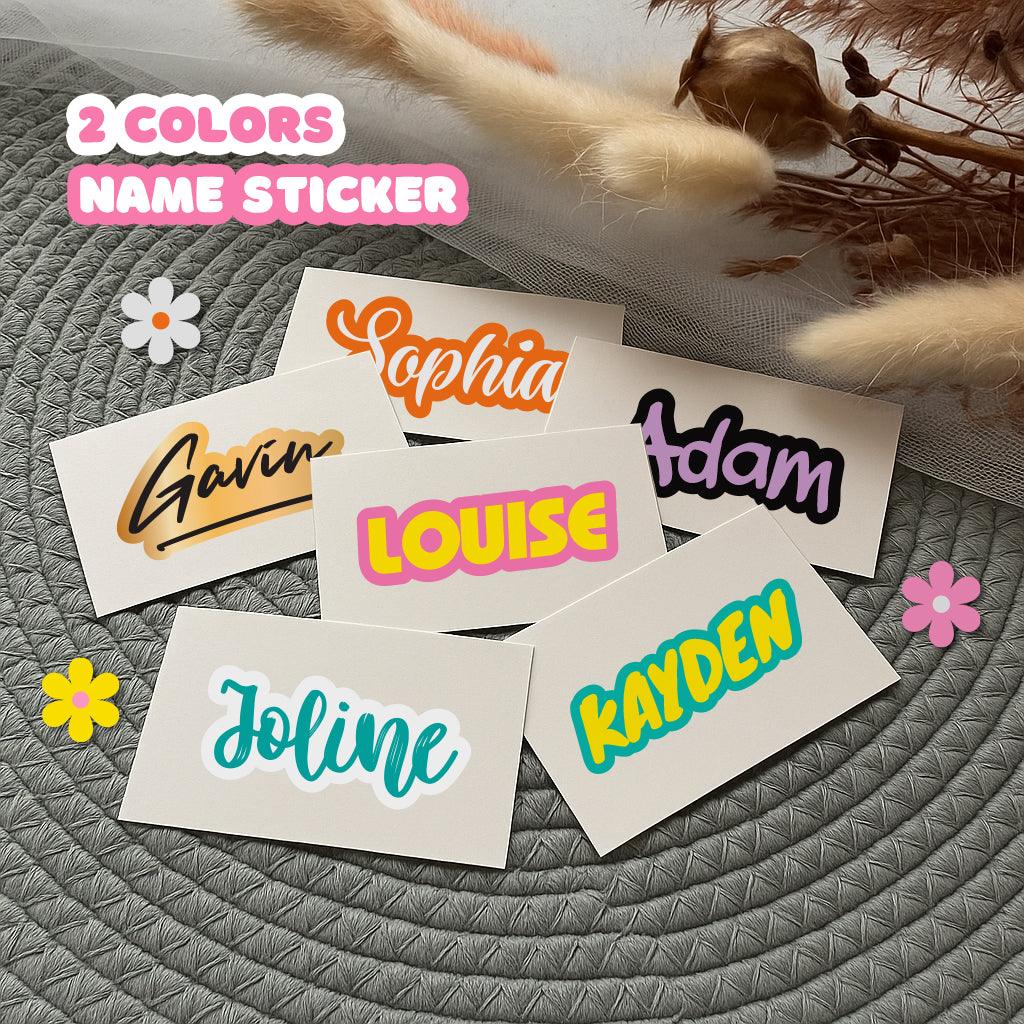 Name Vinyl (2 Colors)