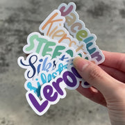 Diecut Name Stickers (20-28pcs)