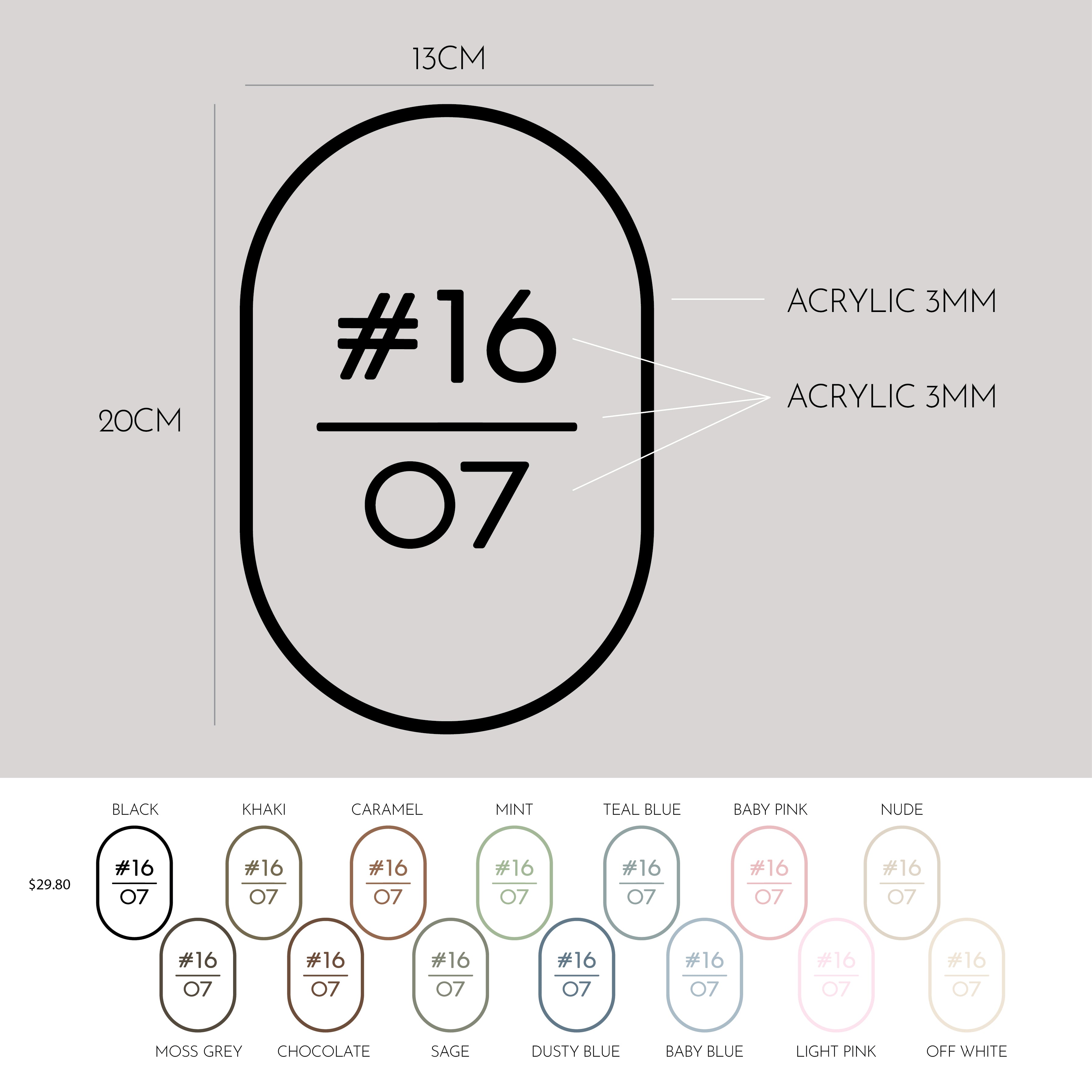Unit Number (Capsule Outline)