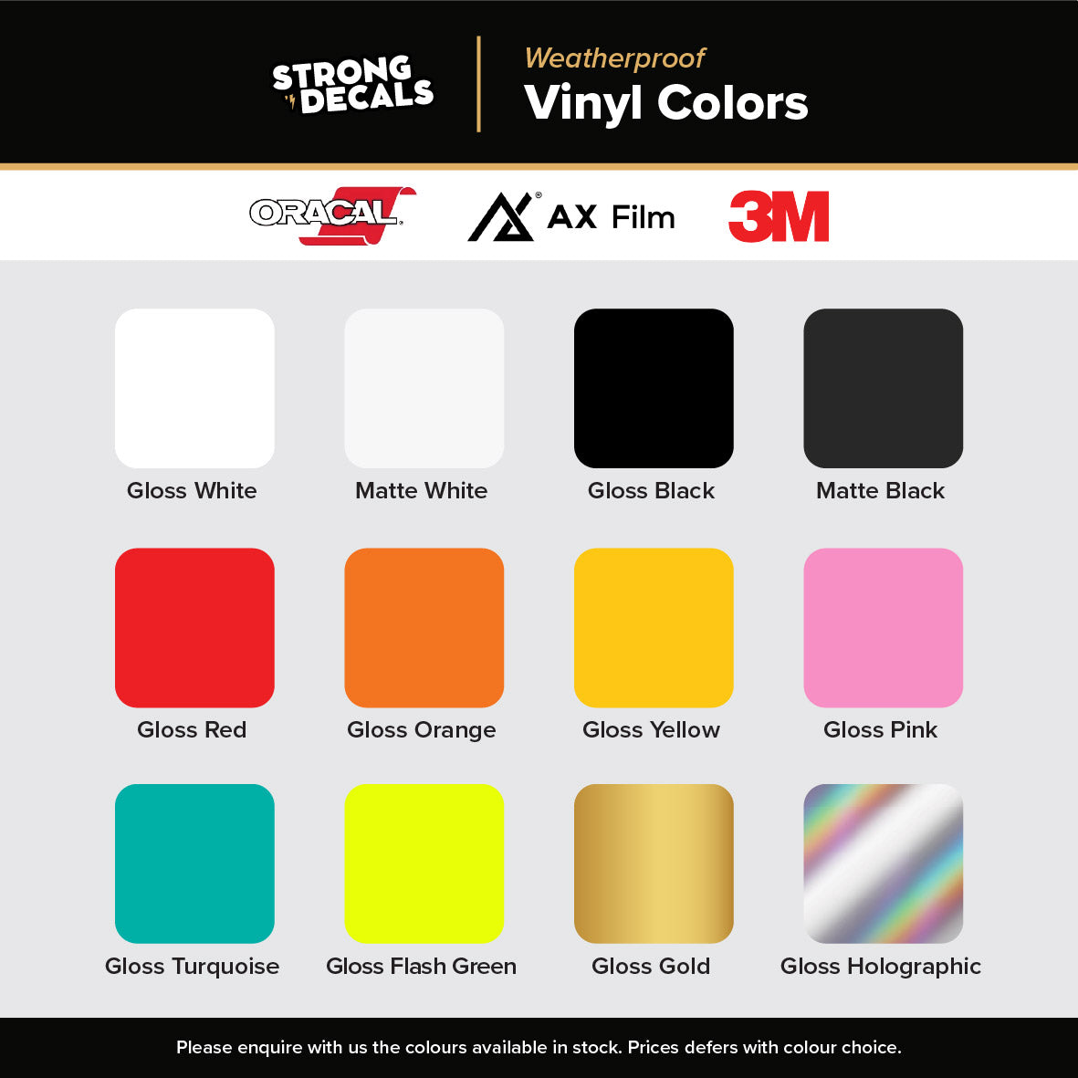 Name Vinyl (2 Colors)