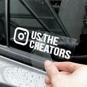 Instagram Facebook TikTok Name Decal