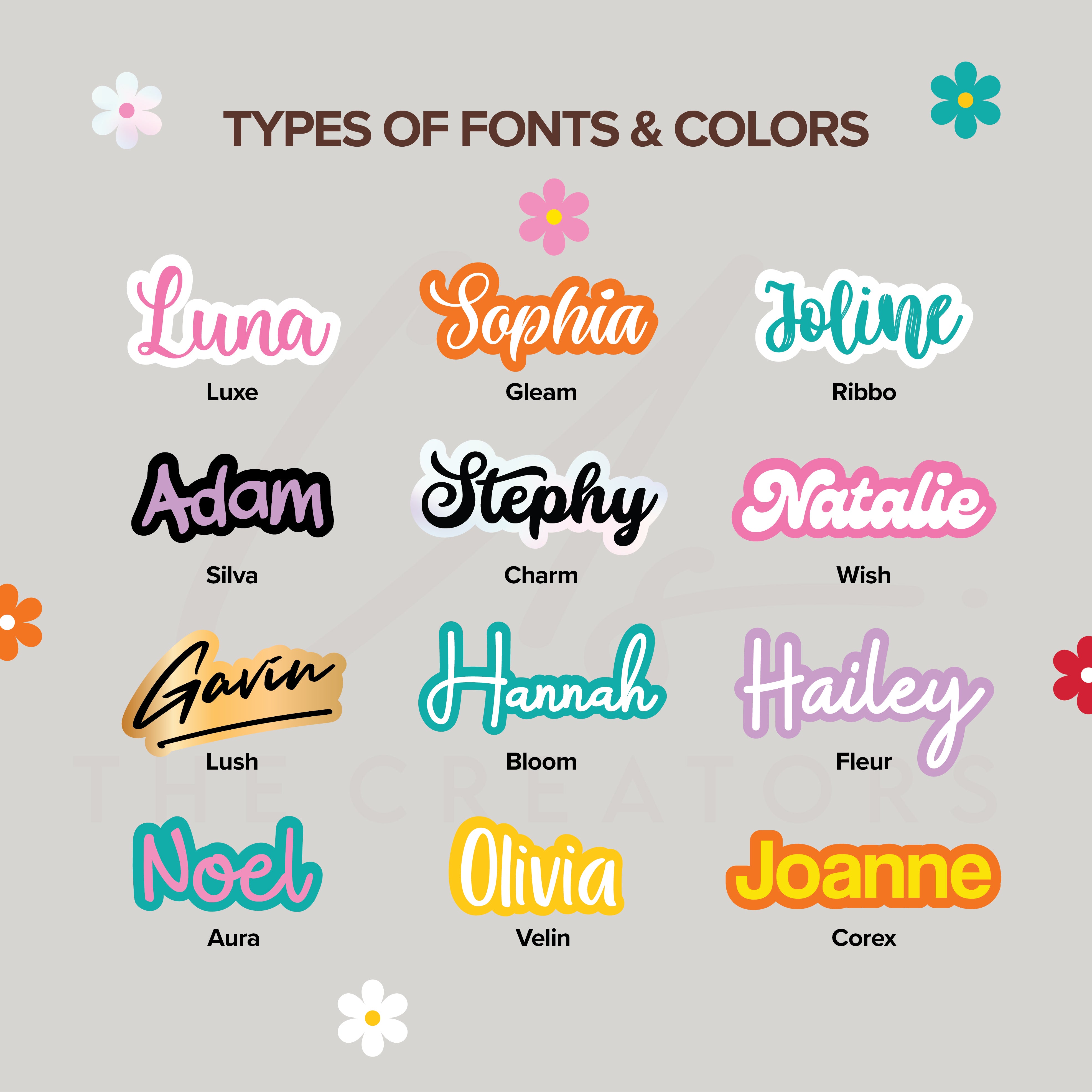 Name Vinyl (2 Colors)