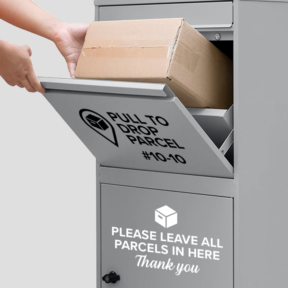 Parcel Delivery Dropbox Decal