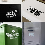 Parcel Delivery Dropbox Decal