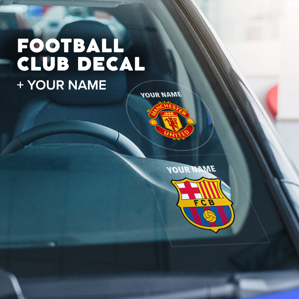 Football Club Windscreen Decal