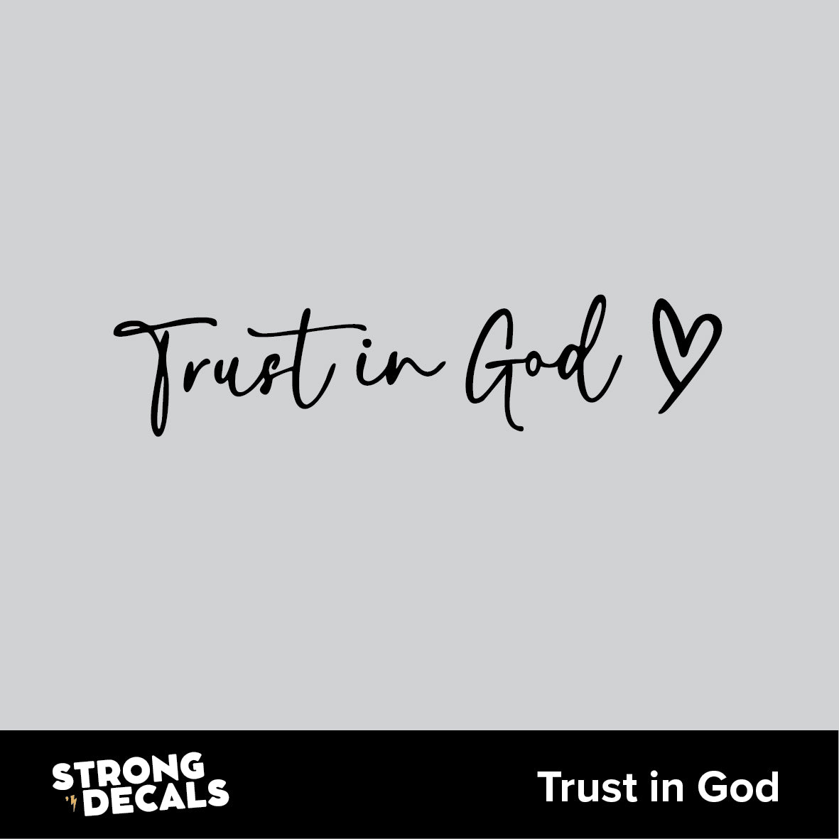 Trust In God