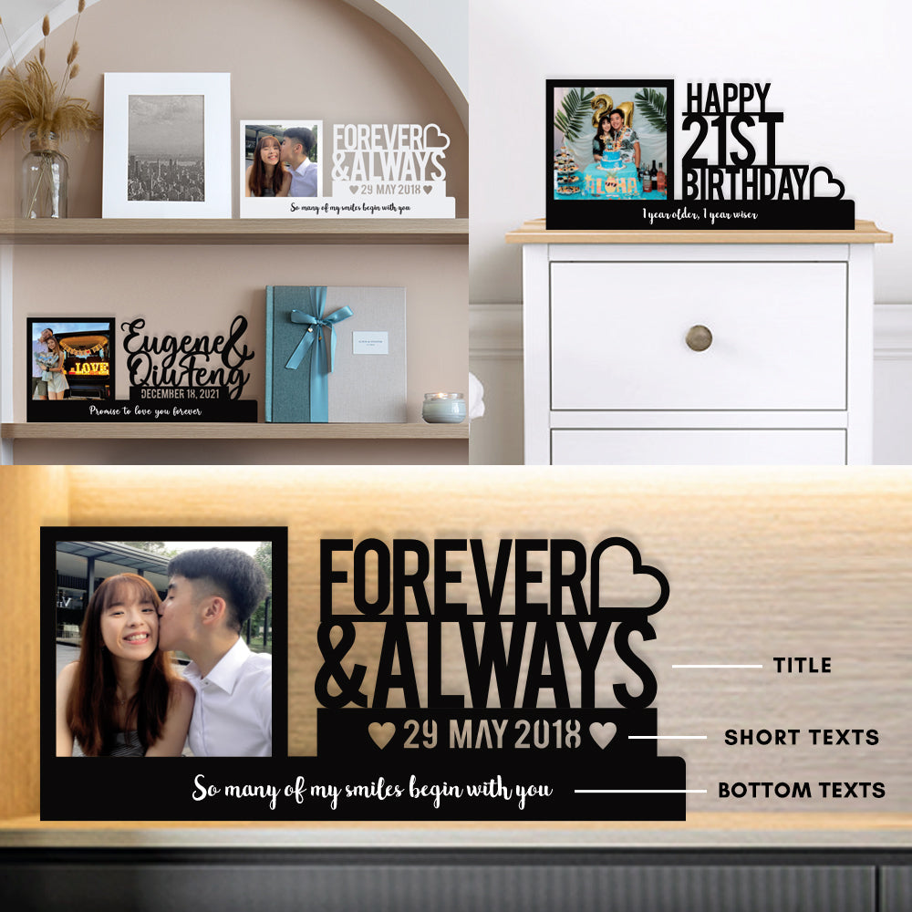 Straight Letter Frame