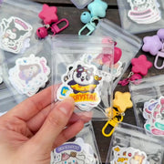 Stickers Keychain Pouch